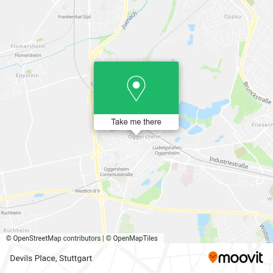 Devils Place map