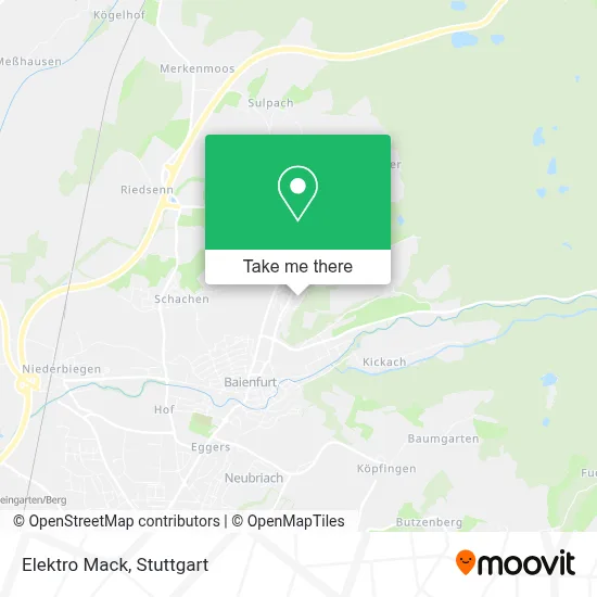 Elektro Mack map