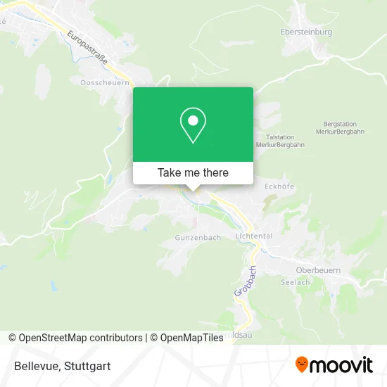 Bellevue map
