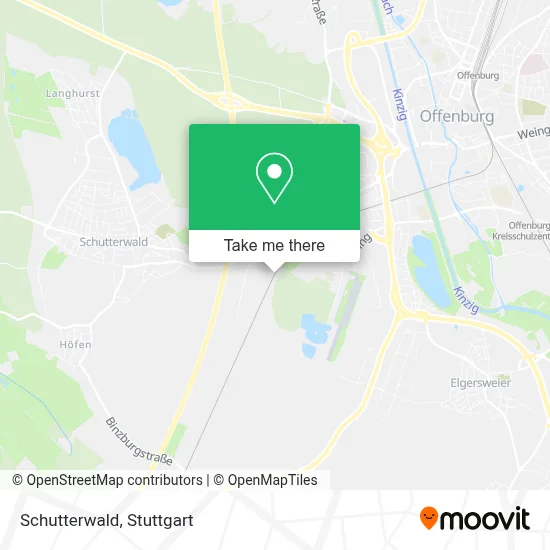 Schutterwald map