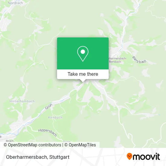 Oberharmersbach map