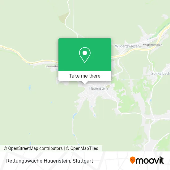 Rettungswache Hauenstein map
