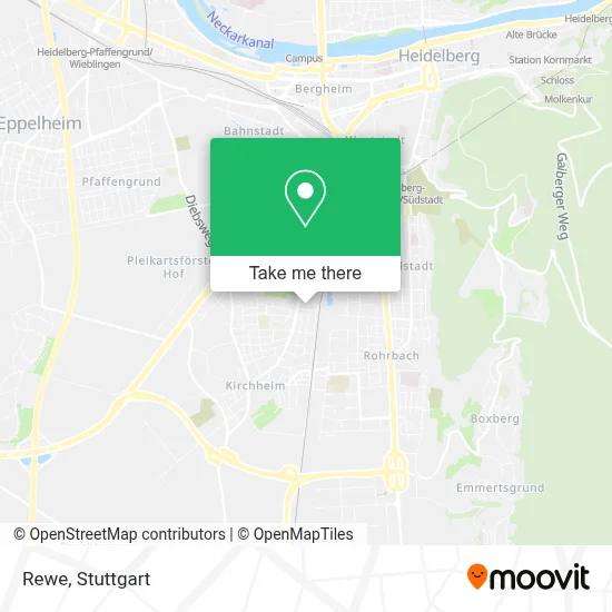 Rewe map