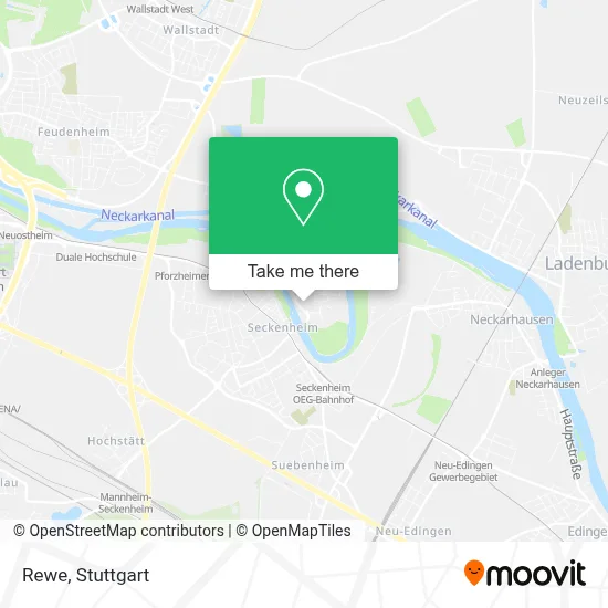 Rewe map