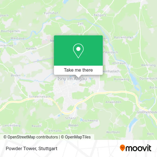 Pulverturm map