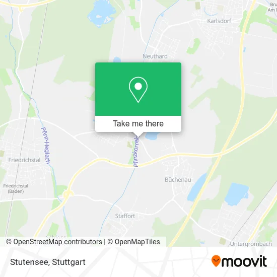 Stutensee map