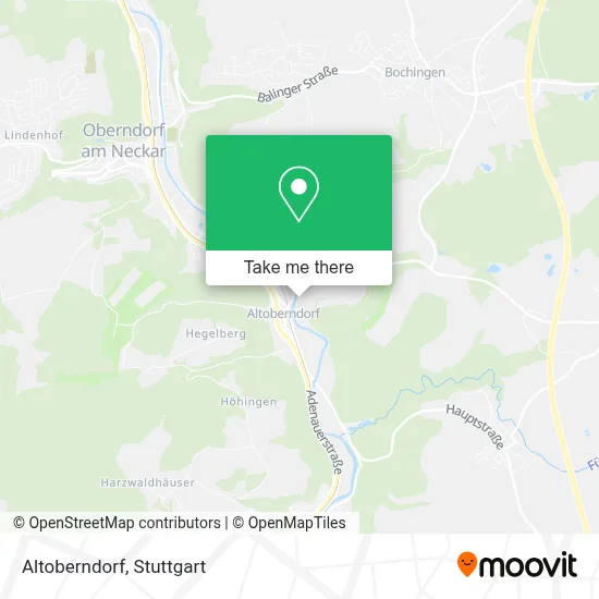 Altoberndorf map