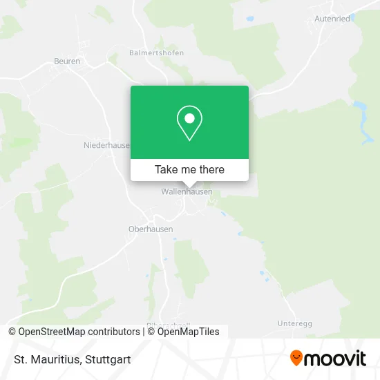 St. Mauritius map