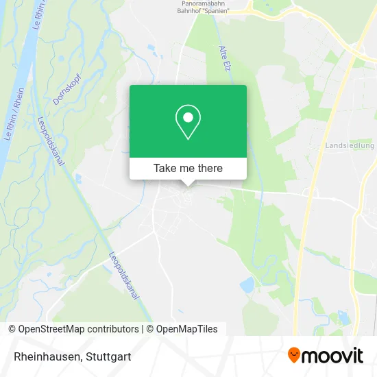 Rheinhausen map