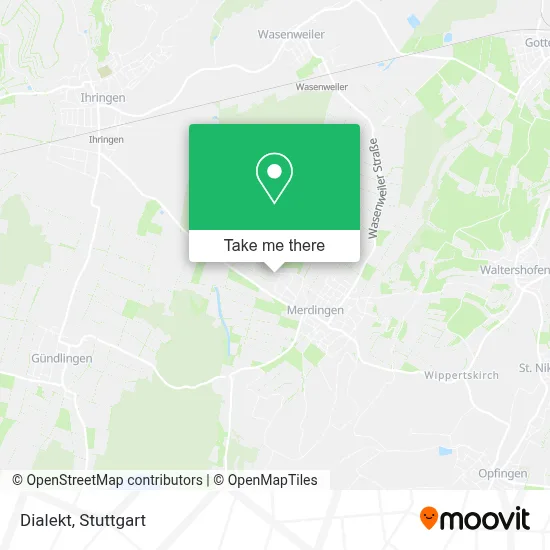 Dialekt map