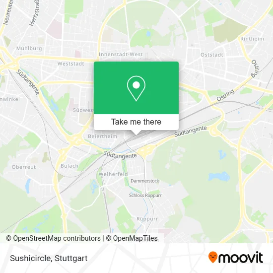 Sushicircle map