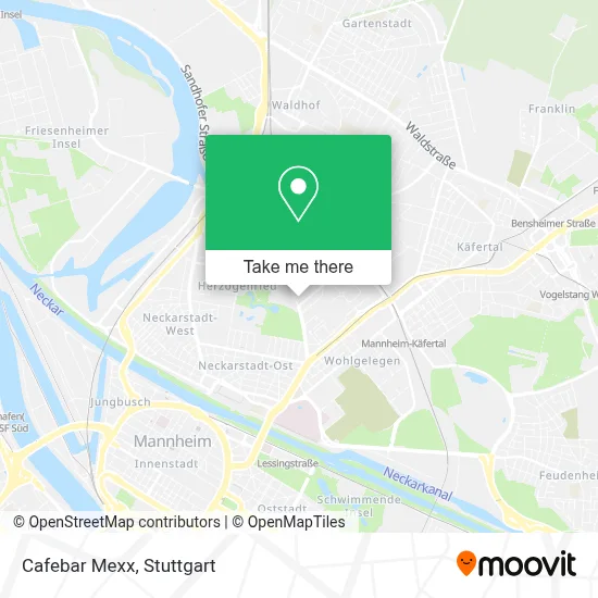 Cafebar Mexx map