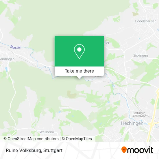 Ruine Volksburg map