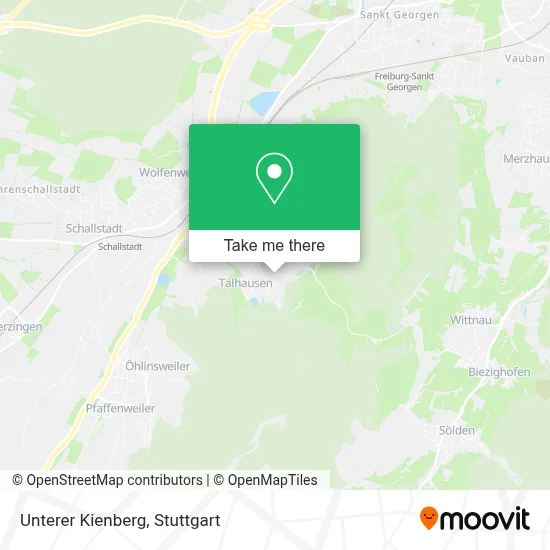 Unterer Kienberg map