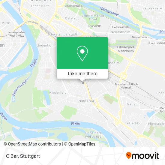 O'Bar map
