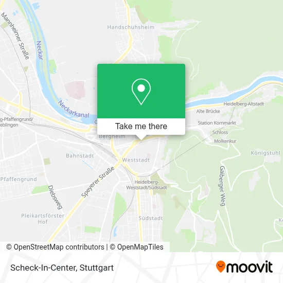 Scheck-In-Center map