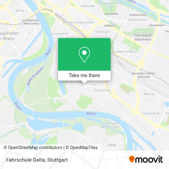 Fahrschule Delta map