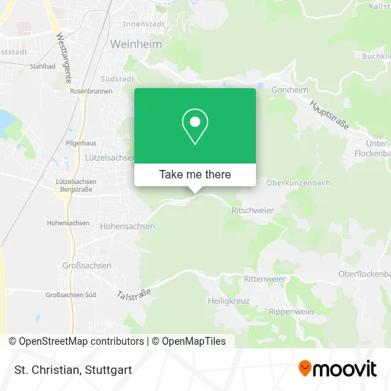St. Christian map