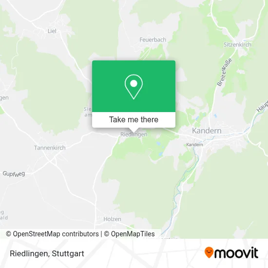 Riedlingen map