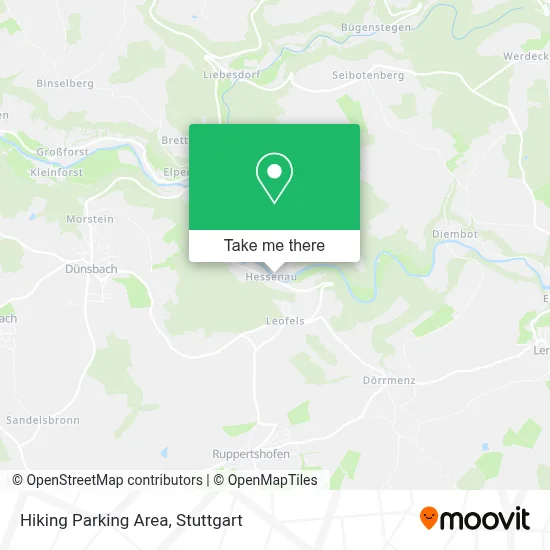 Wanderparkplatz map