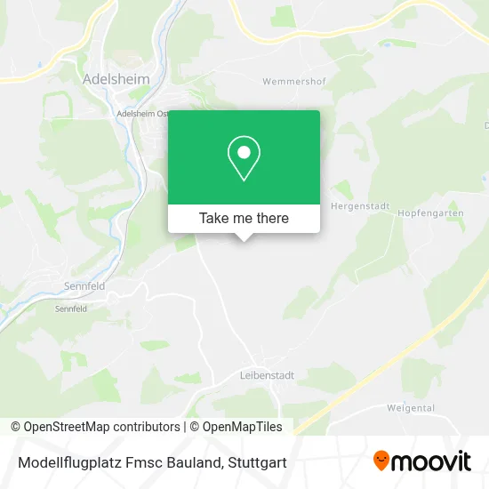Modellflugplatz Fmsc Bauland map