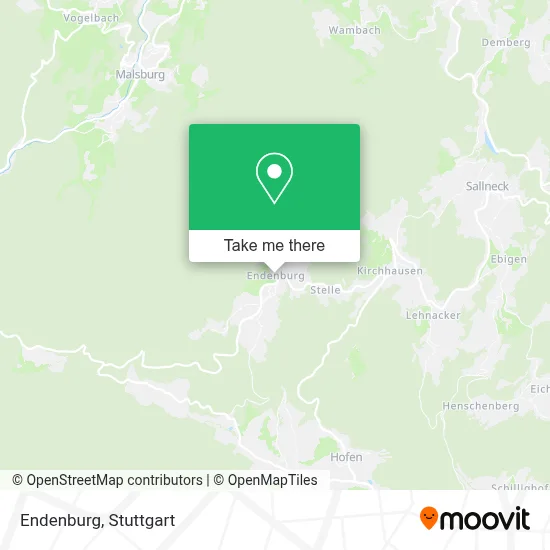 Endenburg map