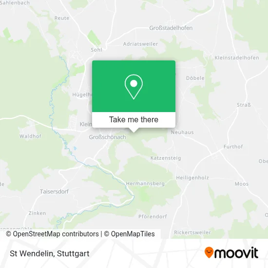 St Wendelin map