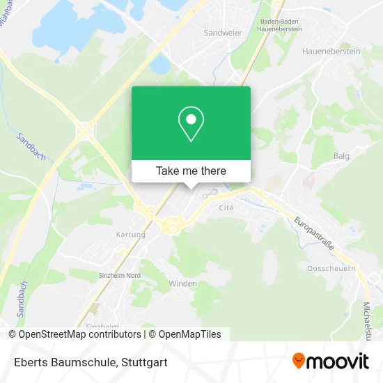 Eberts Baumschule map