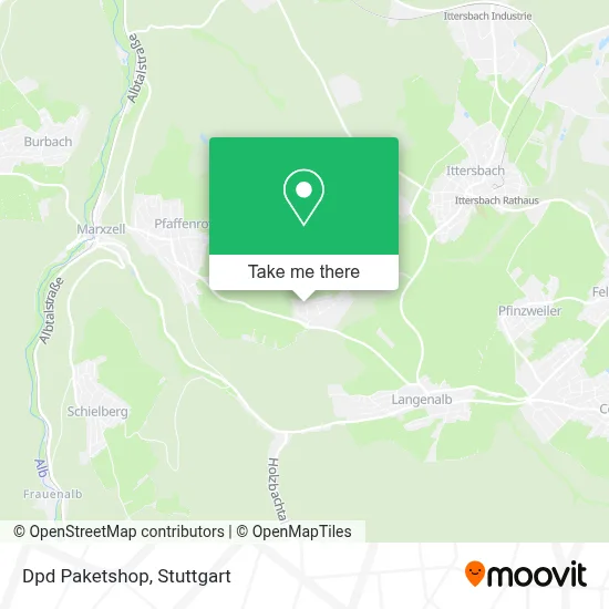 Dpd Paketshop map