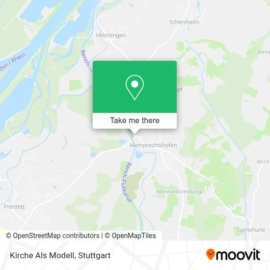 Kirche Als Modell map