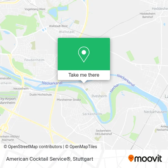 American Cocktail Service® map