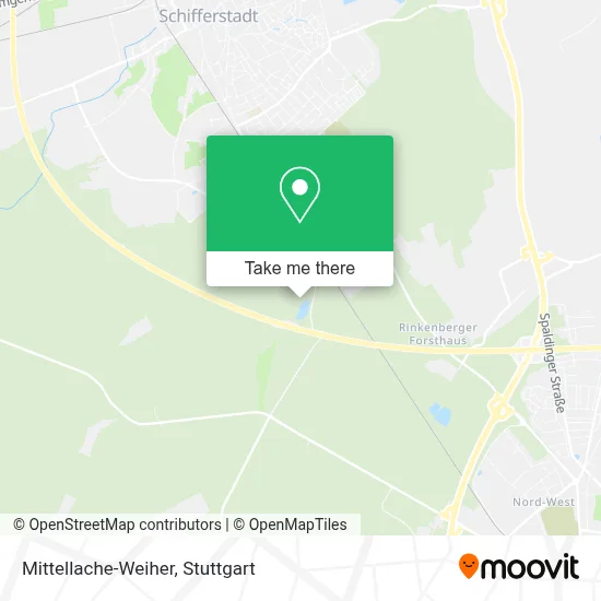 Mittellache-Weiher map