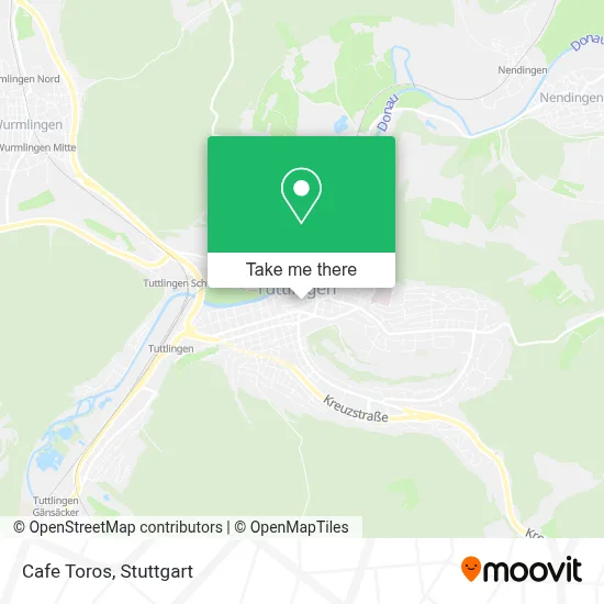 Cafe Toros map