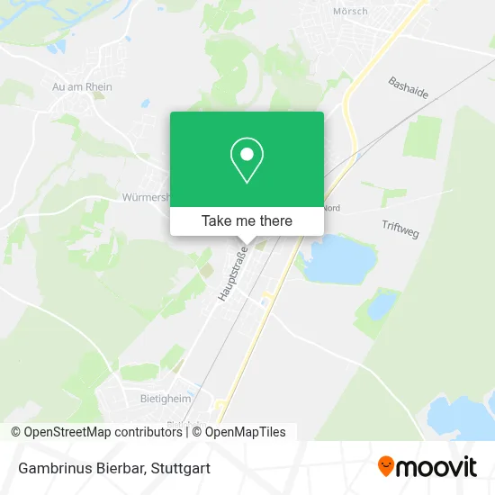 Gambrinus Bierbar map