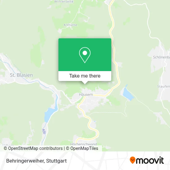 Behringerweiher map