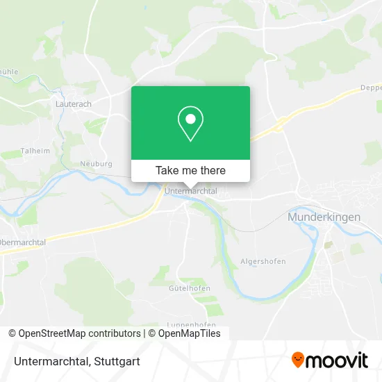 Untermarchtal map