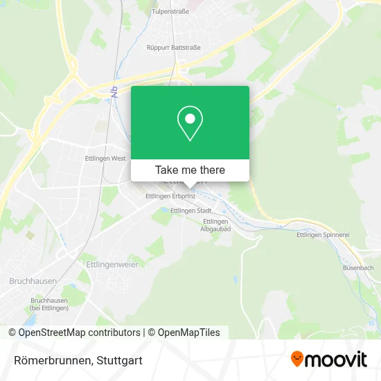 Römerbrunnen map