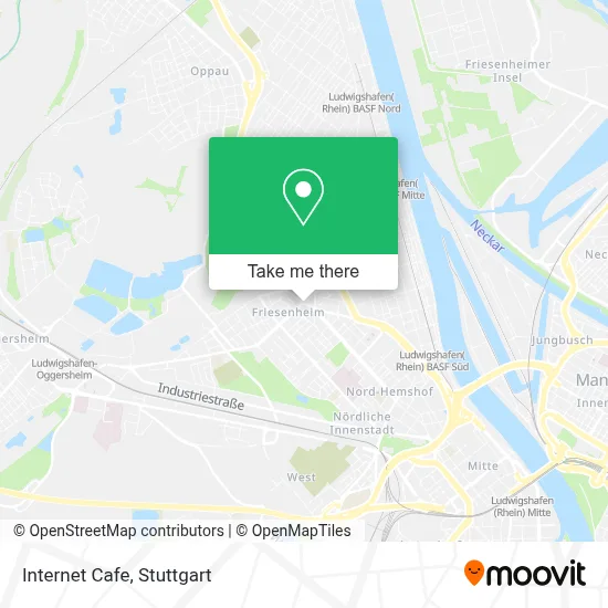 Internetcafe map