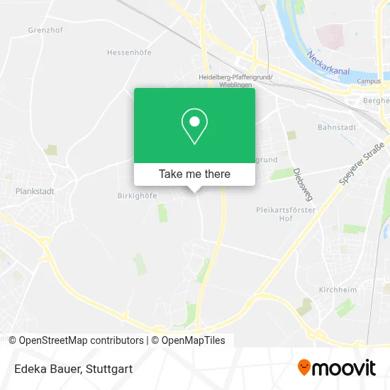 Edeka Bauer map
