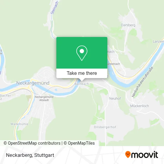 Neckarberg map
