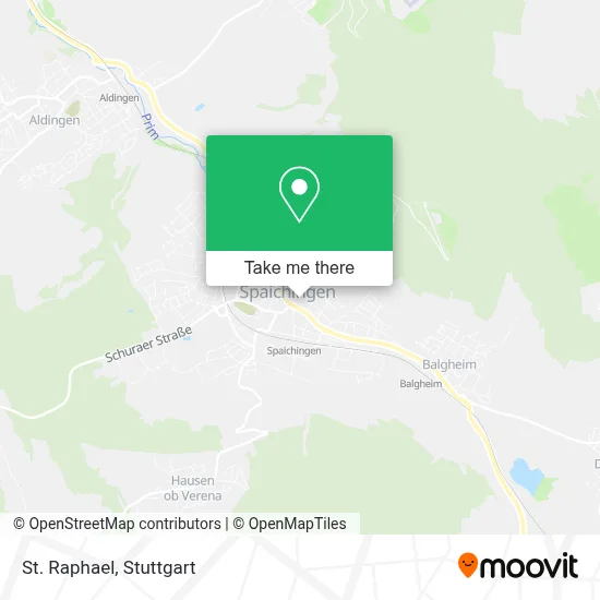 St. Raphael map