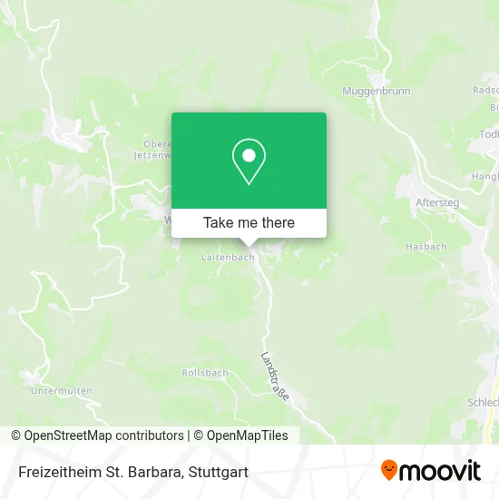 Freizeitheim St. Barbara map