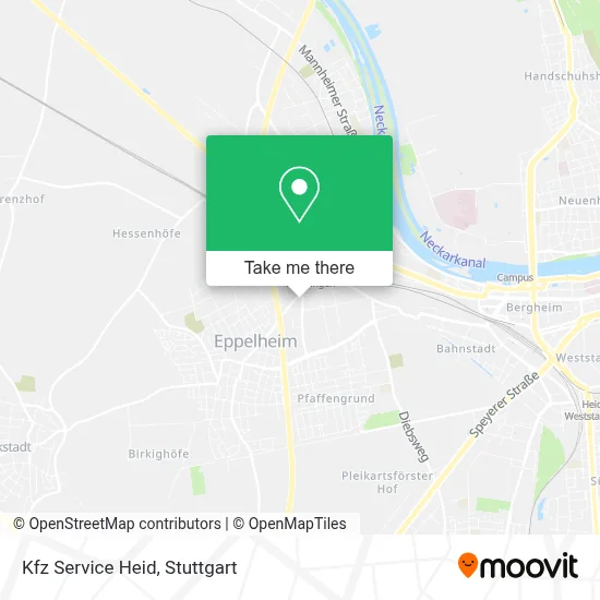 Kfz Service Heid map