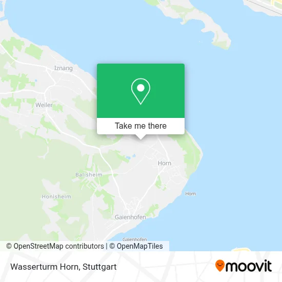 Wasserturm Horn map