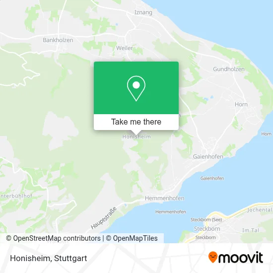 Honisheim map