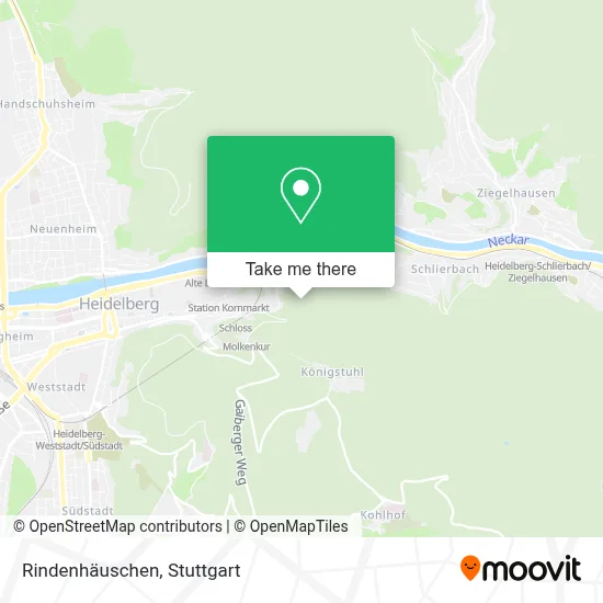 Rindenhäuschen map