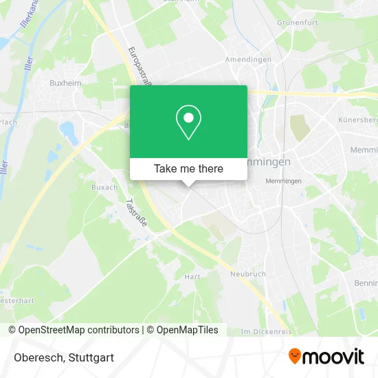 Oberesch map