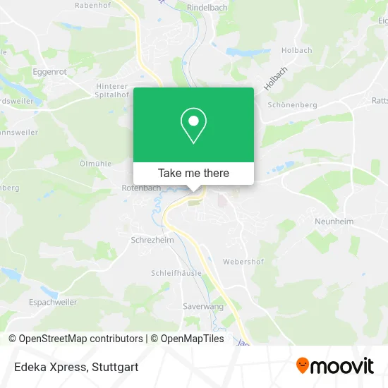 Edeka Xpress map