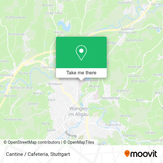 Cantine / Cafeteria map