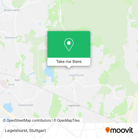 Legelshurst map